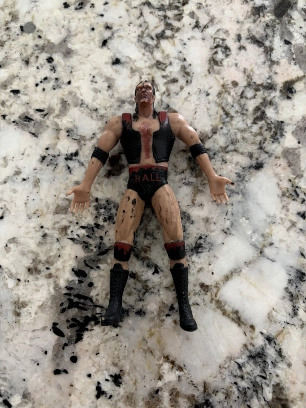 WCW Scott Hall 1999 Toy Biz 5in Wrestling Figure